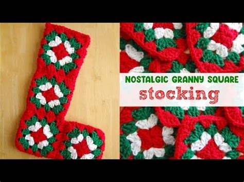 stockings granny|How To Crochet A Nostalgic Granny Stocking, Episode 270.